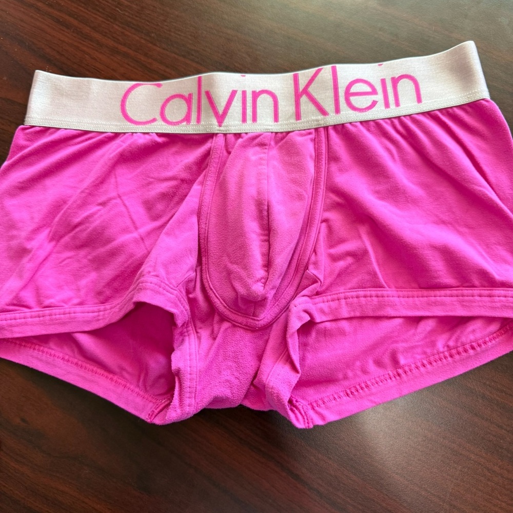 Calvin Klein Fuchsia Boxer Briefs